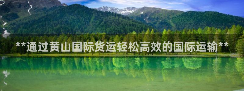 尊龙凯时捕鱼游戏能玩吗：**通过黄山国际货运轻松高效的国