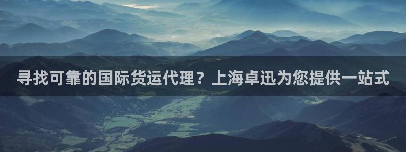尊龙人生就是博旗舰厅：寻找可靠的国际货运代理？上海卓迅为