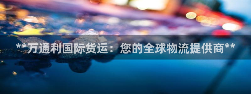 尊龙人生就是博网站下载：**万通利国际货运：您的全球物流