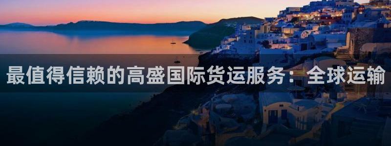 尊龙官方身高：最值得信赖的高盛国际货运服务：全球运输